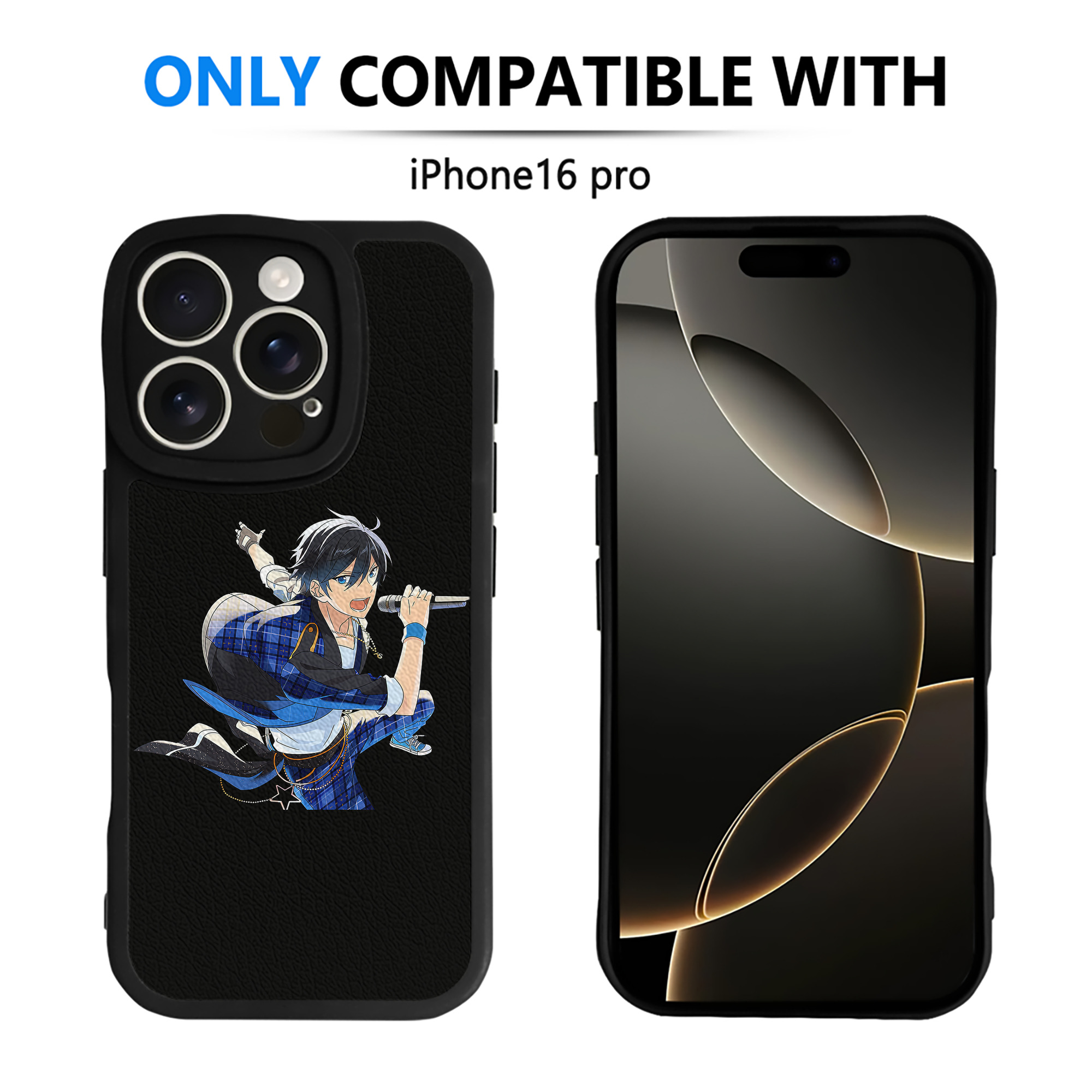 （画像用） あんさんぶるスターズ! Ensemble Stars 【iPhone 16シリーズ対応】シリコンスマホケース（レザー調） 材質：シリコン